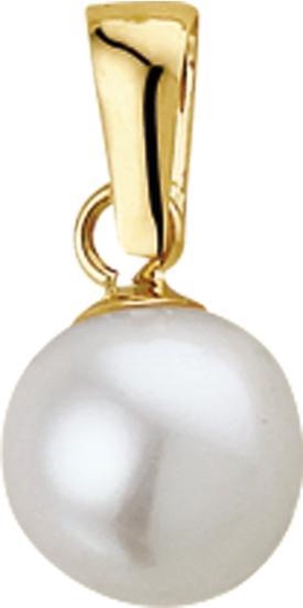 The Jewelry Collection Hanger Parel 7 mm - Geelgoud