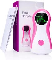 Beste kwaliteit Doppler - baby hartje monitor - roze