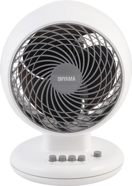 Woozoo Ventilateur de Table- 23m²- Inclinaison verticale 360°- Gris- 3 Vitesses- | Iris Ohyama Woozoo Ventilateur de Table- 23m²- Inclinaison verticale 360°- Gris- 3 Vitesses- | Iris Ohyama