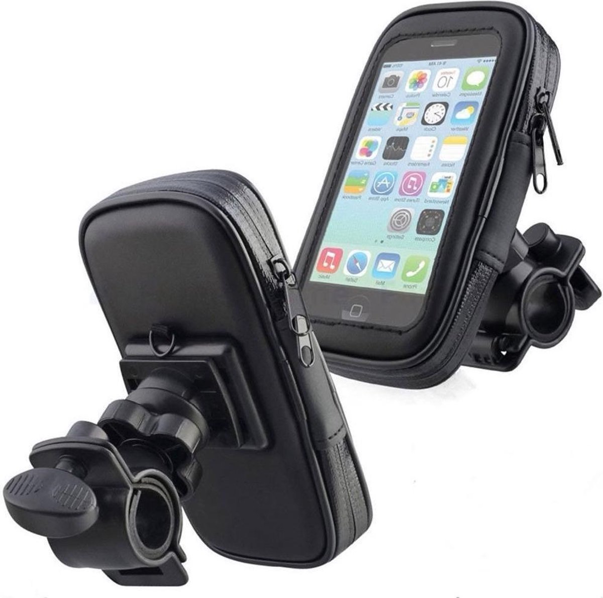 Untoom telefoonhouder fiets - Universeel - Waterdicht - Opbergruimte - tot 6.3 Inch