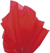 Zijdepapier | Rood | 50 x 75cm | 17gr | 240 stuks | vloeipapier