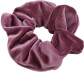Scrunchie - Haarband - Fluweel - Haarwikkel - Haar wokkel - Haar elastiek - Velvet - Lila paars