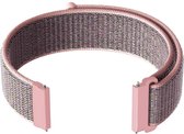 Bandje Nylon roze/zand geschikt voor Fitbit Versa (Lite)