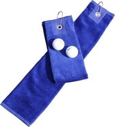 ARTG - Golf Handdoekje DeLuxe - Velours - Koningsblauw - True Blue - Set 5 stuks