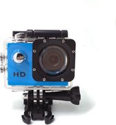 Sport HD 1080P Action Cam – Waterdichte Behuizing – Blauw