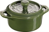 Staub cocotte - rond - 10 cm - basilicum