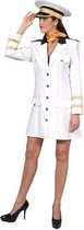 Kapiteins jurkje wit volwassenen 42 (xl)
