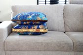 Imoha COMBI DEAL - Sierkussen Blue Marble & Plaid Pillow Blue Marble