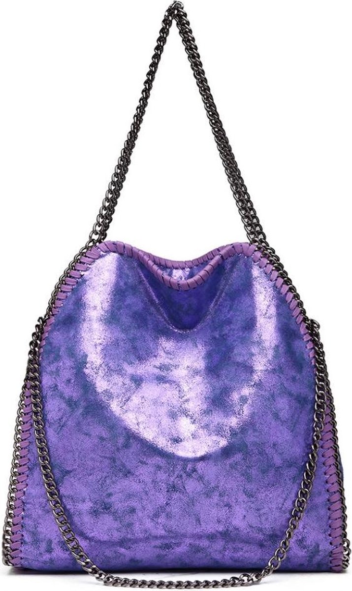 Miss Lulu Schoudertas met Ketting Handtas Laptoptas Hobotas