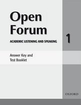 Open Forum 1 answer key + test booklet