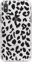 Coque souple en TPU FOONCASE iPhone XS - Coque arrière - Imprimé léopard / léopard