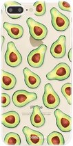 iPhone 7 Plus hoesje TPU Soft Case - Back Cover - Avocado