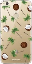 Huawei P8 Lite 2017 hoesje TPU Soft Case - Back Cover - Coco Paradise / Kokosnoot / Palmboom