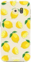 Samsung Galaxy S6 hoesje TPU Soft Case - Back Cover - Lemons / Citroen / Citroentjes