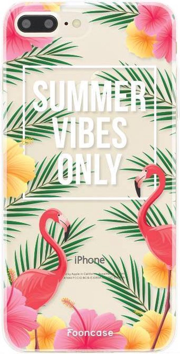 iPhone 7 Plus hoesje TPU Soft Case - Back Cover - Summer Vibes Only