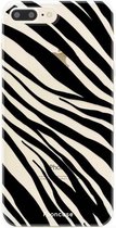 FOONCASE iPhone 8 Plus hoesje TPU Soft Case - Back Cover - Zebra print