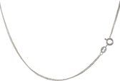AuBor ®.  Zilveren schakelketting, 1 mm × 50cm