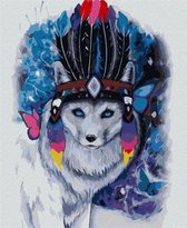 Artventura schilderen op nummer – Polar Fox – 40 x 50 cm