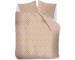 Beddinghouse Retro Grid Dekbedovertrek - Tweepersoons - 200x200/220 cm - Red