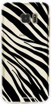 Samsung Galaxy S7 Edge hoesje TPU Soft Case - Back Cover - Zebra print