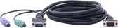 Belkin E-Series OmniView 1.8m toetsenbord-video-muis (kvm) kabel 1,8 m Zwart