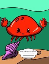 Kawaii Crab Composition Notebook