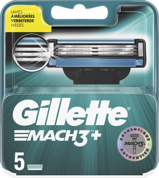 Gillette Mach3 Scheermesjes Mannen - 5 Stuks