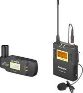Saramonic UwMic9 Kit7 met 1 lavalier zender en ontvanger direct xlr aansluiting voor camera