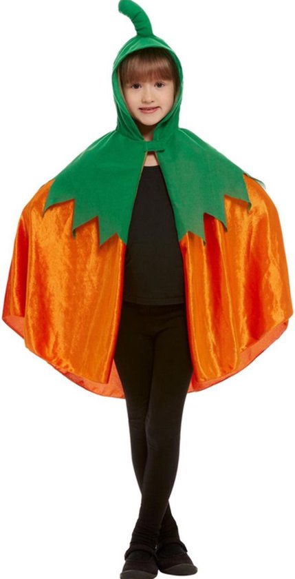 Halloween Pompoen verkleed kostuum/cape oranje voor kinderen -  Halloween/carnaval... | bol