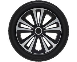 Jestic Wieldoppen set Terra Mix - 14 inch - zwart/grijs - voor winterbanden