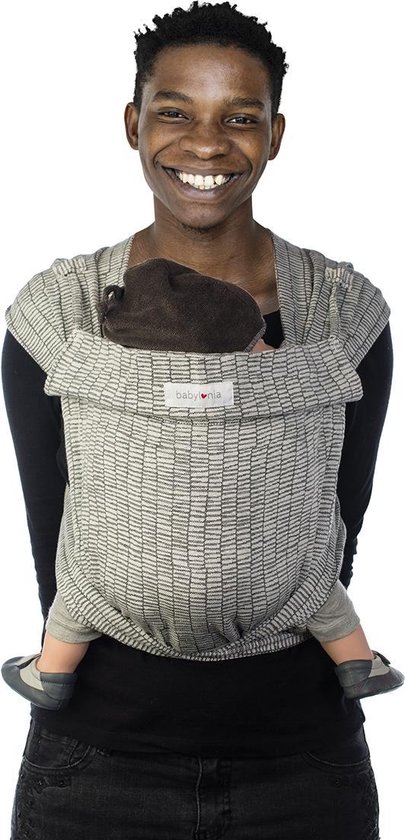 Babylonia Baby Carriers BB-TAI Écharpe De Portage, 100 % Coton Bio, Porte-Bébé De La Naissance Jusqu'à 15 Kg, Couleur Bold