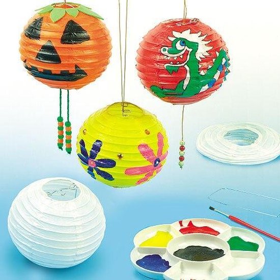 Ontwer je eigen papieren lantaarns - creatieve knutselpakket voor kinderen  om te... | bol.com