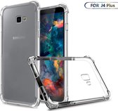 Shock Proof case hoesje Geschikt voor Samsung Galaxy J6 - Transparant