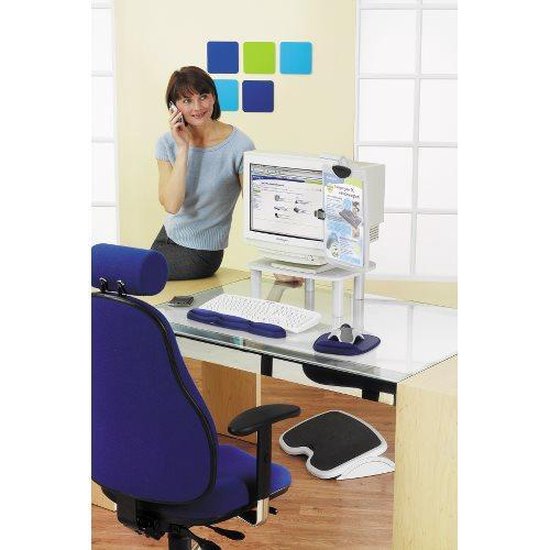 Houten Verstelbare Voetensteun Voor Onder Het Bureau – Ergonomisch – 3 Hoogtes Instelbaar – 42x24 Cm – Verbetert Zithouding En Doorbloeding – Antislip – Ideaal Voor Thuis, Kantoor, Reizen – Draagvermogen Tot 100 Kg