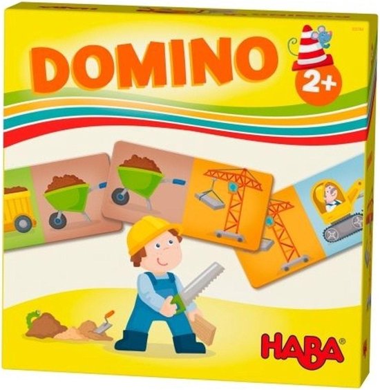 Afbeelding van het spel Haba Domino Bouwplaats 15-delig