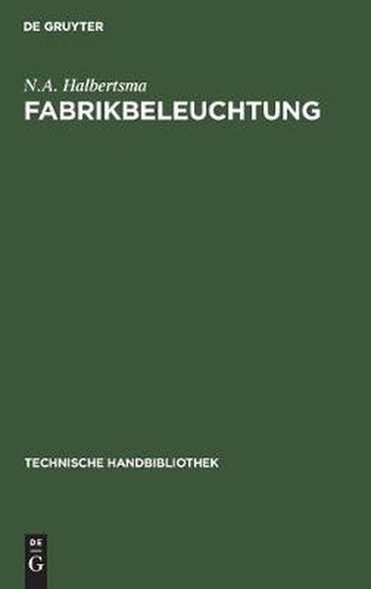 Technische Handbibliothek- Fabrikbeleuchtung