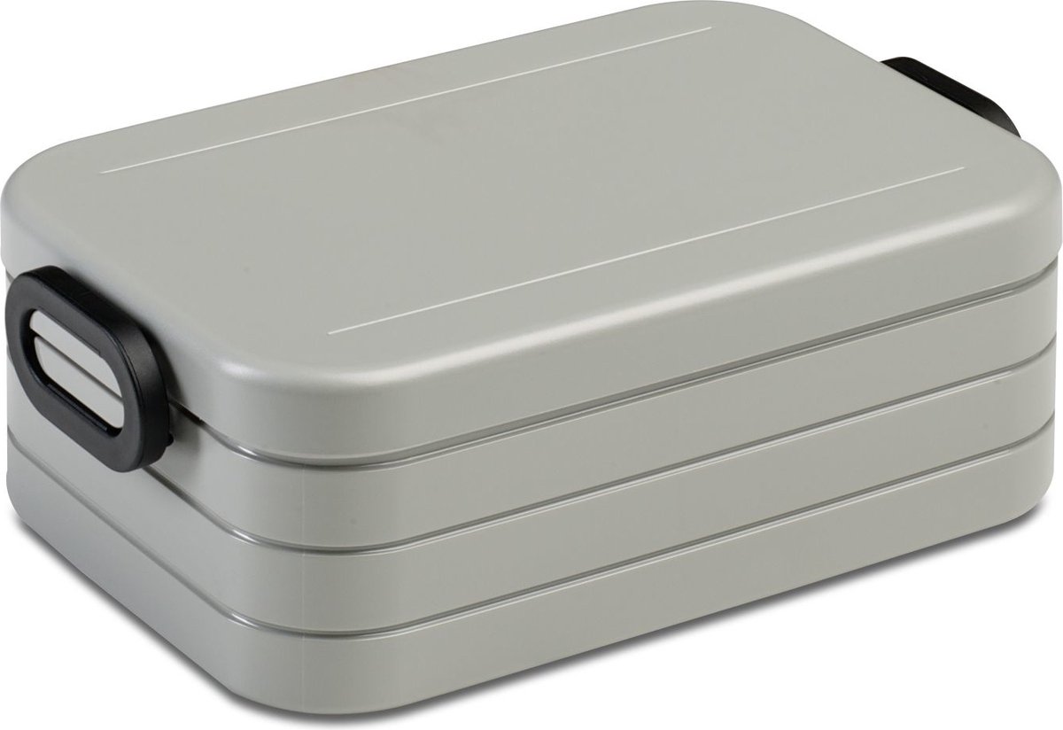 Mepal Lunchbox midi – Broodtrommel – 4 boterhammen - Zilver