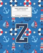 Primary Composition Notebook Grades K-2 Story Journal Z