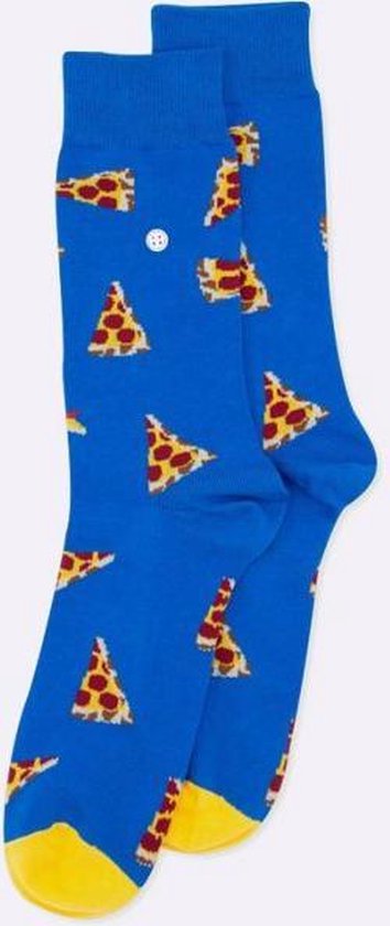 Alfredo Gonzales sokken pizza blauw - 46-48