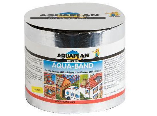 Bande d'étanchéité autocollante Aqua-Band alu 10 m x 10 cm AQUAPLAN