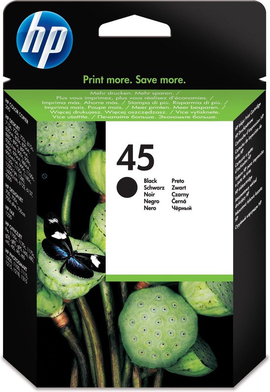 HP 45 - Inktcartridge / Zwart (51645AE) | bol.com