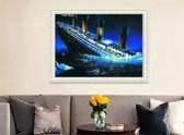 Diamond Painting Volledig Pakket Set - Zinkende Titanic - Diamant Steentjes - Diamant Schilderen FULL Vierkant - 30x40 cm