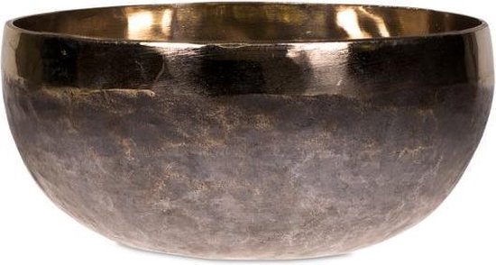 Klankschaal Ishana zwart/goud - 18 cm