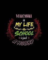 Volleyball Is My Life School Is Just A Hobby