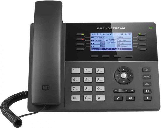 Grandstream Networks GXP1782 - Vaste telefoon - Zwart