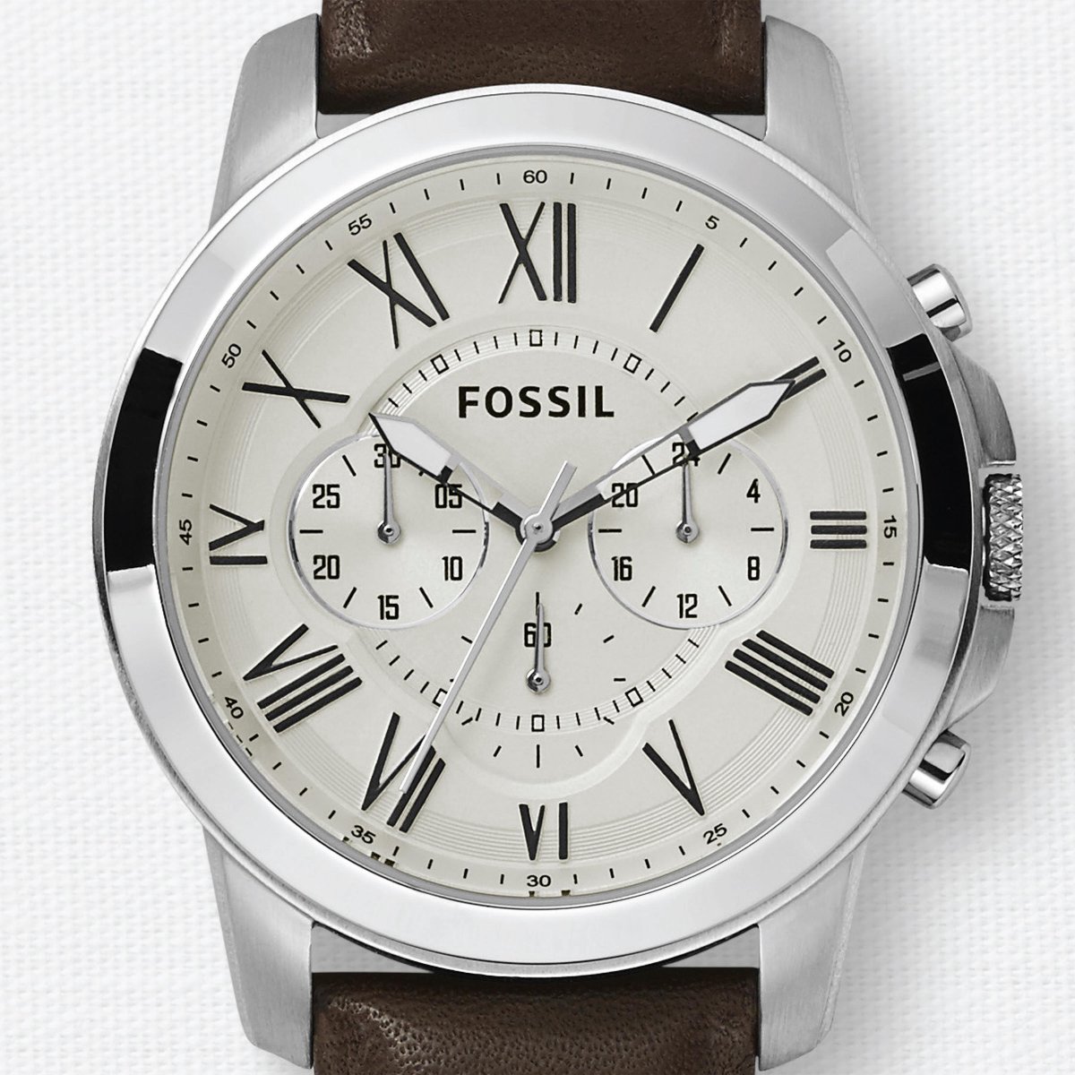 Fossil Grant FS4735 Heren Horloge - 44 mm | bol.com