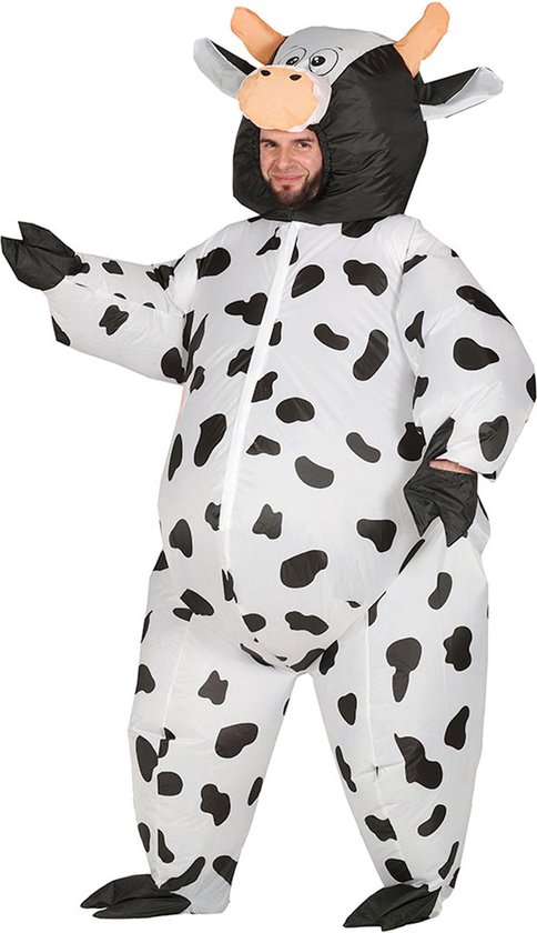 oorsprong Commissie Lima Opblaasbaar koeien kostuum voor volwassenen - Volwassenen kostuums | bol.com