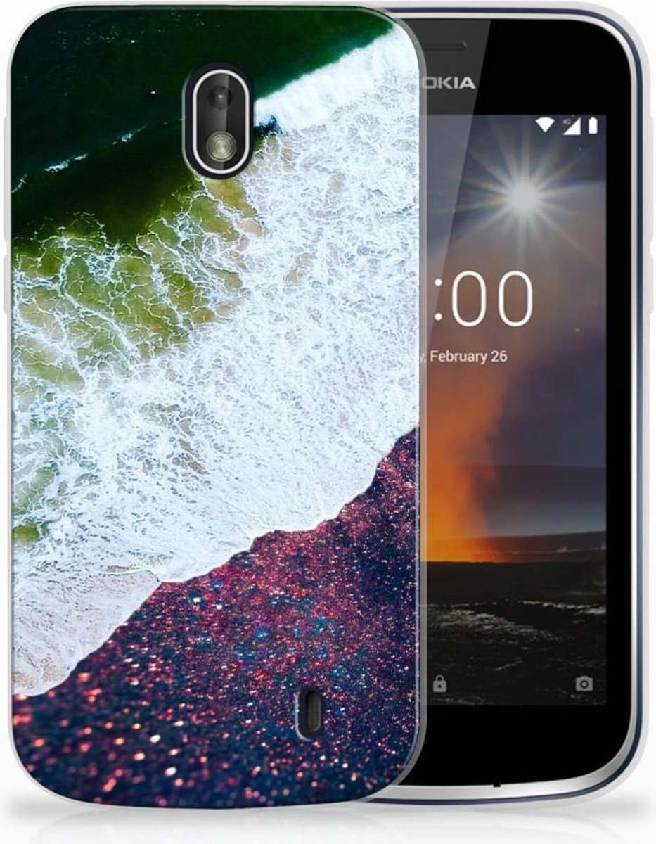 Nokia 1 TPU Hoesje Sea in Space