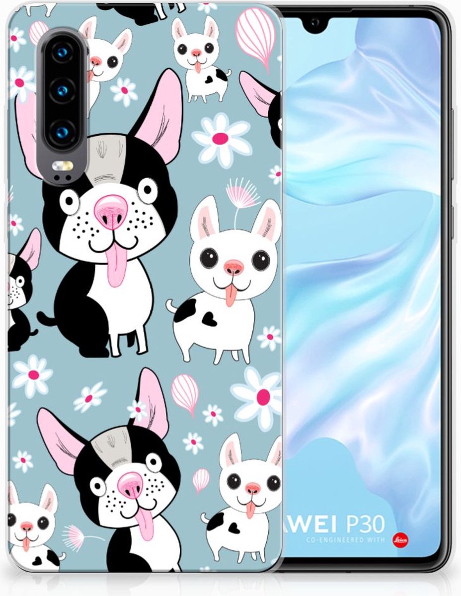 Huawei P30 TPU Hoesje Hondjes