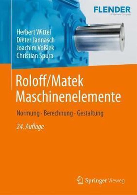 Roloff/Matek Maschinenelemente - cover
